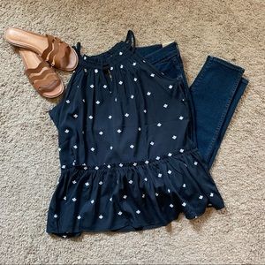 LOFT Peplum Tank Top